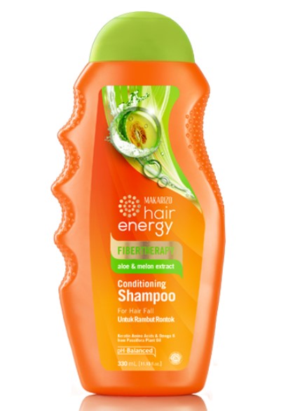 Shampo Makarizo Hair Energy Fibertherapy Aloe & Melon Extract dan Kegunaannya