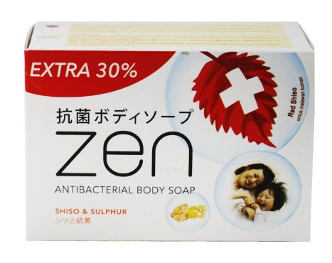 Zen Antibacterial Body Soap Shiso & Sulphur batang