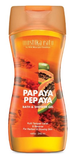Mustika Ratu Papaya Bath and Shower Gel