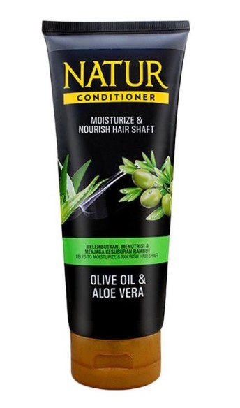 Natur Conditioner Aloe Vera & Olive Oil Untuk Rambut Smoothing