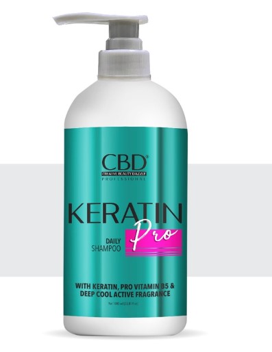 CBD Pro Keratin Shampoo Pelurus Rambut