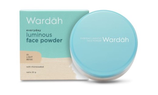 Bedak Tabur Wardah Everyday Luminous Face Powder Untuk Kulit Berminyak