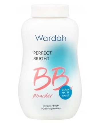 Bedak Tabur Wardah Perfect Bright BB Powder Untuk Kulit Berminyak