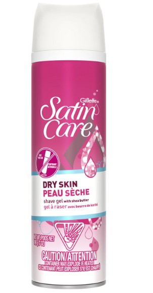 Gillette Venus Satin Care Dry Skin Shave Gel Obat Perontok Bulu