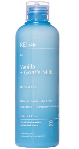 Rei Skin Vanilla + Goat’s Milk Body Wash 