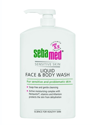 Sabun SebaMed Liquid Face & Body Wash