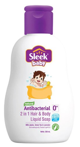 Sabun Sleek Baby Antibacterial Hair Body Soap