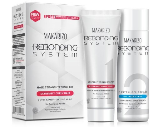 Shampoo Makarizo untuk Rambut Rontok Rebonding system
