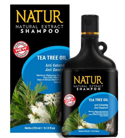 Shampoo Natur Tea Tree Oil untuk Rambut Rontok
