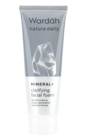 Wardah Nature Daily Mineral + Clarifying Facial Foam