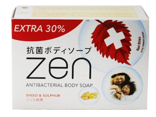 Zen Shiso & Sulphur Antibacterial Body Sabun Batang