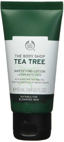 The Body Shop Tea Tree Mattifying Lotion Untuk Wajah Bruntusan
