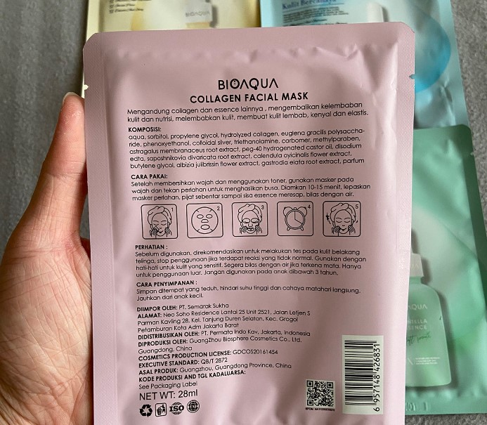 Kandungan Masker Bioaqua