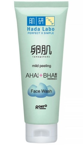 Hada Labo Tamagohada Mild Peeling Face Wash