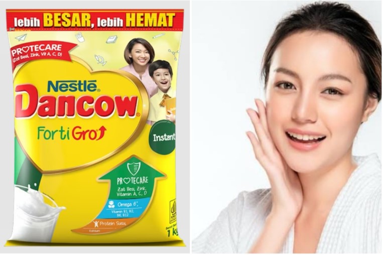 masker susu dancow